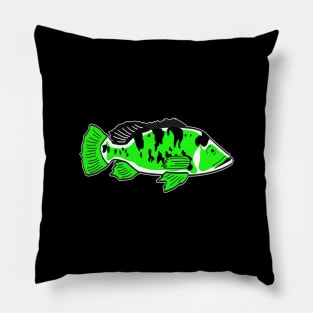 FISH PEACOCK BASS Pillow