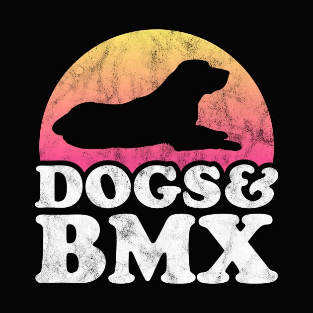 Dogs and BMX Dog and BMX Biking Gift by JKFDesigns