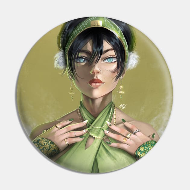 Toph Pin by Tr3yart Shop