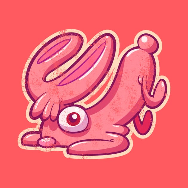 pink rabbit by MankySock