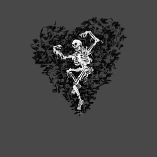 Skeleton: Love is dead T-Shirt