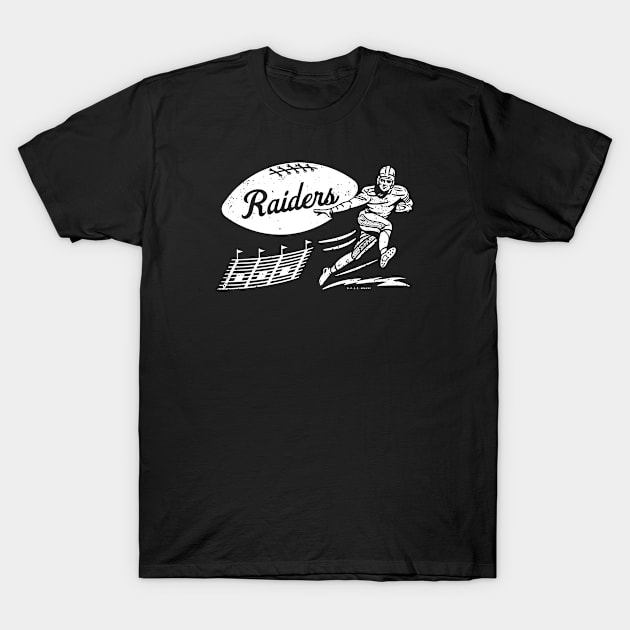 Vintage Football - Oakland Raiders (White Raiders Wordmark