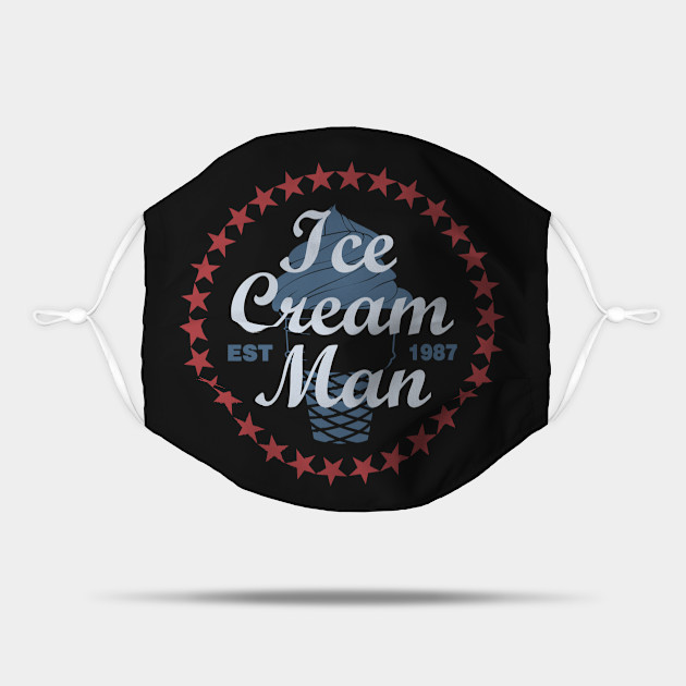 Ice Cream Man Ice Cream Mask Teepublic