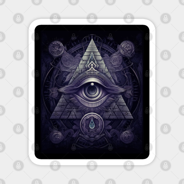 Eye Of Horus Magnet by TooplesArt