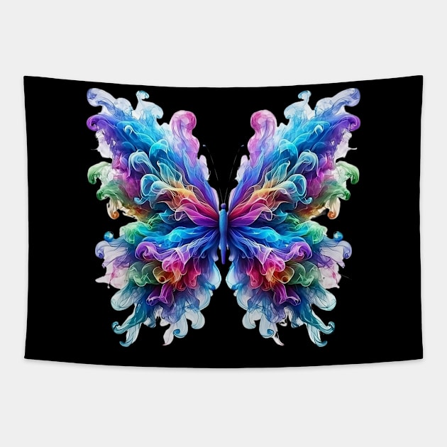 Butterfly Tapestry by NeonSpiders.com