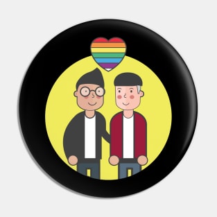 LGBT Couples Design - LGBT Pin