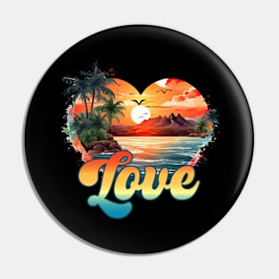 Island Love Pin