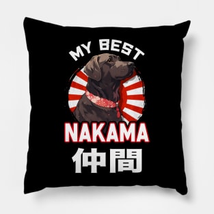 Cute Dog wearing a Kimono - Anime Shirt Pillow