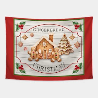 Christmas Gingerbread Tapestry