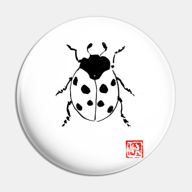 ladybug Pin by pechane