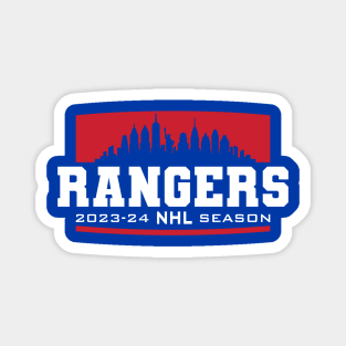 Rangers Hockey 2023-24 Magnet