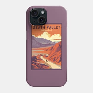 Death Valley National Park Vintage Travel  Poster Phone Case