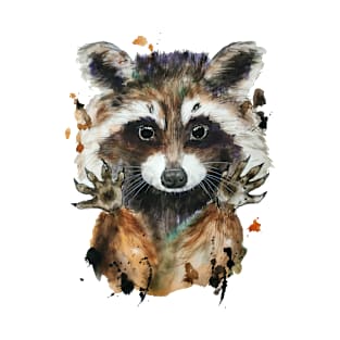 Raccoon watercolor T-Shirt