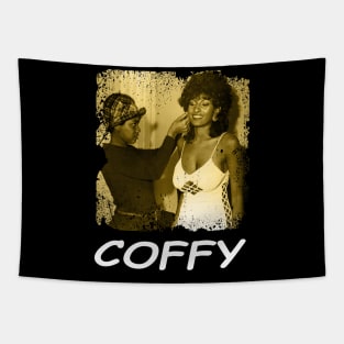 A Vengeance Brewed in Black Coffee Pam Grier Tee Tapestry