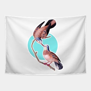 Pecking birds Tapestry