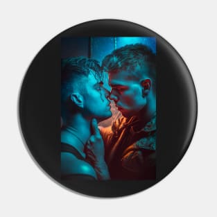 Gay Cyberpunk Romance Pin