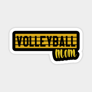 Volleyball Mom || Yellow Magnet