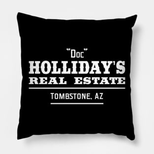 Doc Holliday's Real Estate Pillow