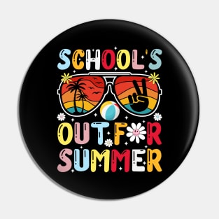 School's out for summer Pin