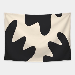 Abstract monochrome shapes 4 Tapestry