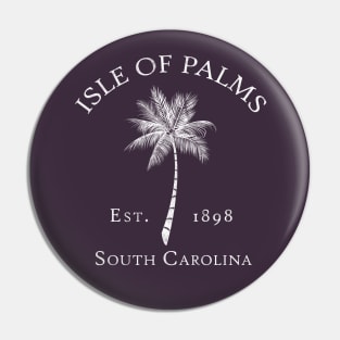 Isle of Palms Established 1898 Vintage Palmetto Pin