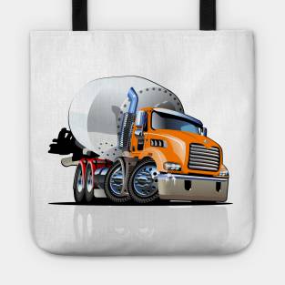 Cartoon mixer truck Tote