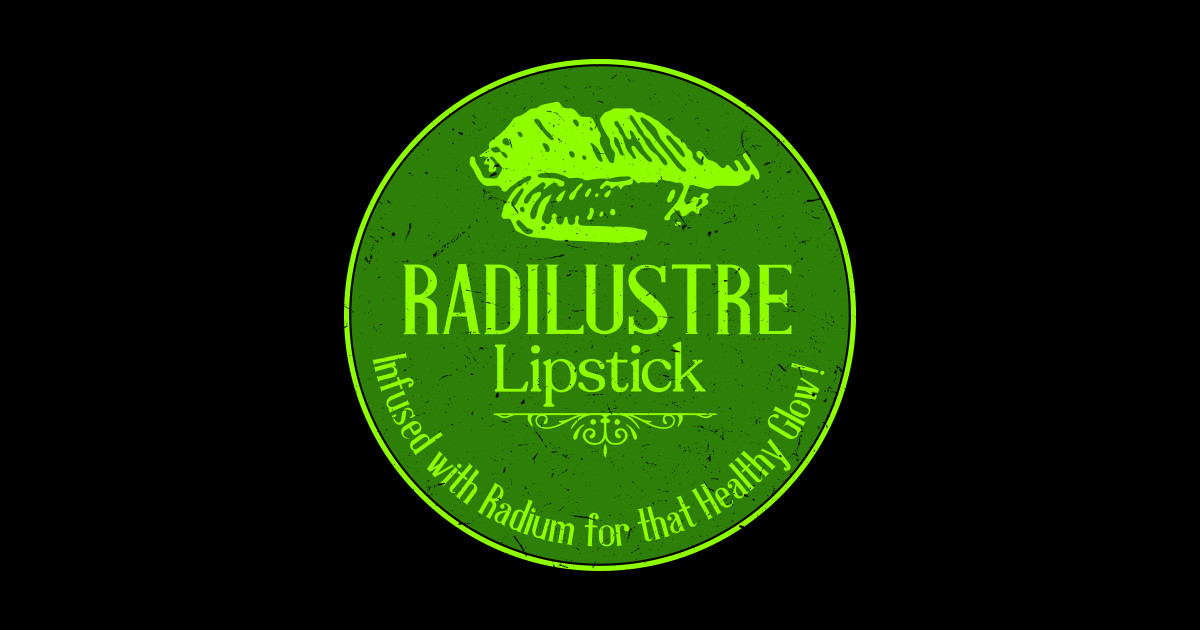 Radium Lipstick - Vintage Retro - Sticker | TeePublic