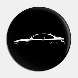 BMW M3 Coupe (E46) Silhouette Pin