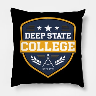 Deep Sate College Pillow