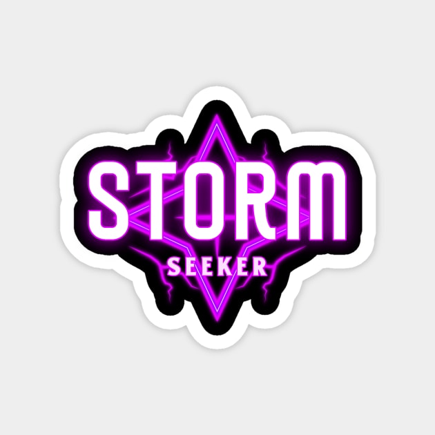 Storm Seeker Magnet by Witty Wear Studio