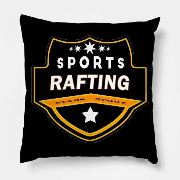 RAFTING Pillow by Usea Studio