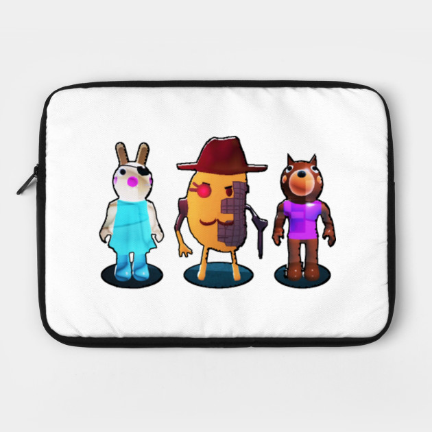 Piggy Roblox Roblox Game Roblox Characters Roblox Game Laptop Case Teepublic - roblox character measurements