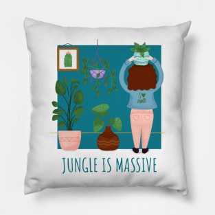 Jungle Is Massive Pillow