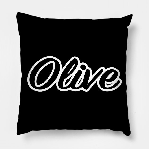 Olive Pillow by lenn