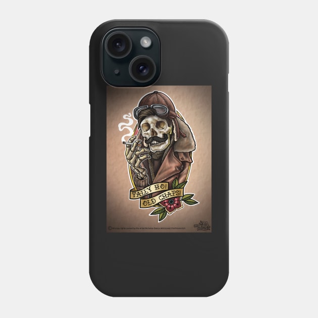 Tally ho Phone Case by Nickdancytattoo