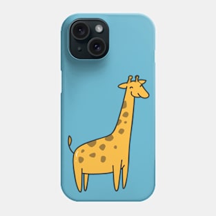 Cute Baby Giraffe Doodle Drawing Phone Case