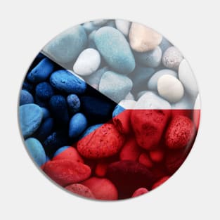 Flag of the Czech Republic – Bed of Rocks Pin