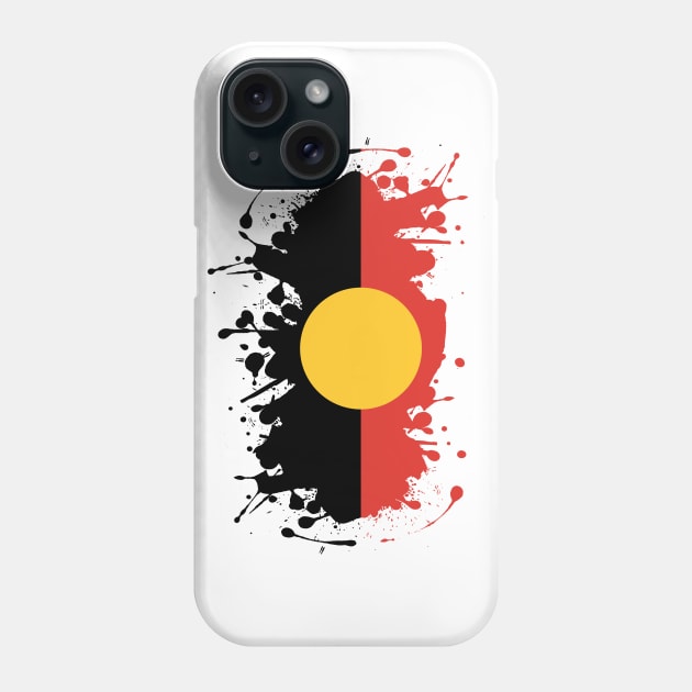 Aboriginal Flag Phone Case by CF.LAB.DESIGN