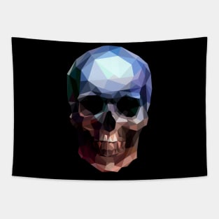 Geometric Skull Tapestry