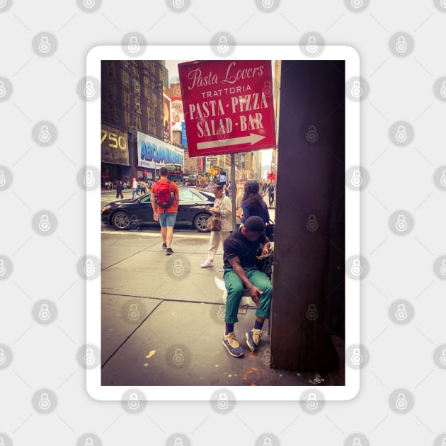 Midtown Manhattan Street New York City Magnet by eleonoraingrid