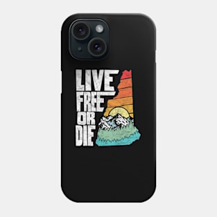 Live Free Or Die New Hampshire Nature Phone Case