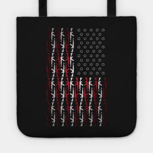 gun flag Tote