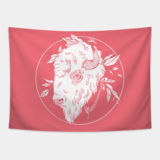 Bison Head Tapestry