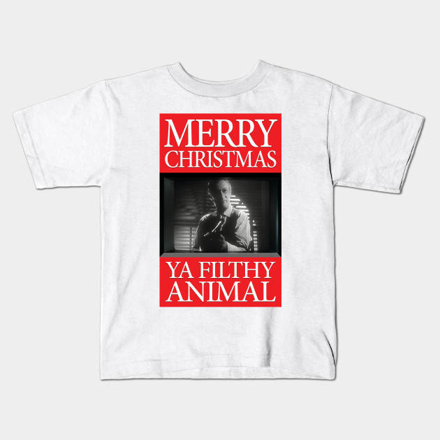 Home Alone Merry Christmas Ya Filthy Animal Christmas Cards Kids T Shirt Teepublic