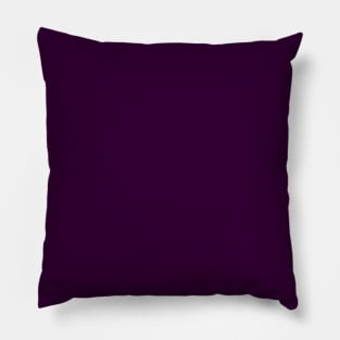 Eggplant Purple Solid Color Pillow