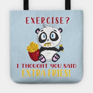 Extra Fries Panda Tote