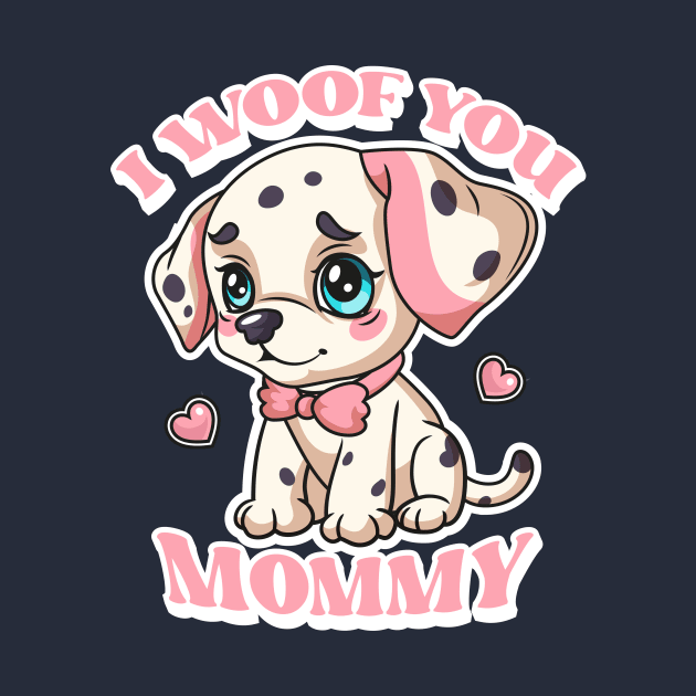 I Woof You Mommy: Adorable Puppy Love for Pet Moms by levinanas_art