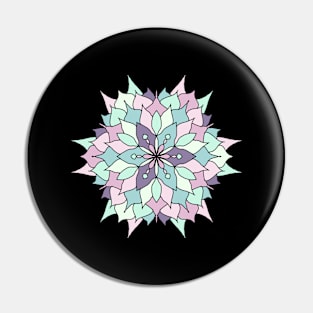 Flor en forma de mandala Pin