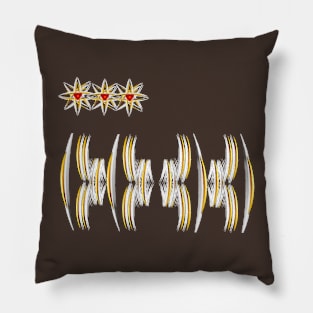 Shapes and stars beautyful art Design. Pillow