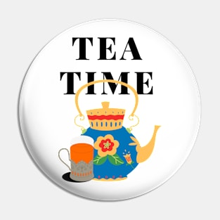 Tea time Pin